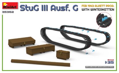 Picture of StuG III Ausf. G  Feb 1943 Alkett Prod. with Winterketten