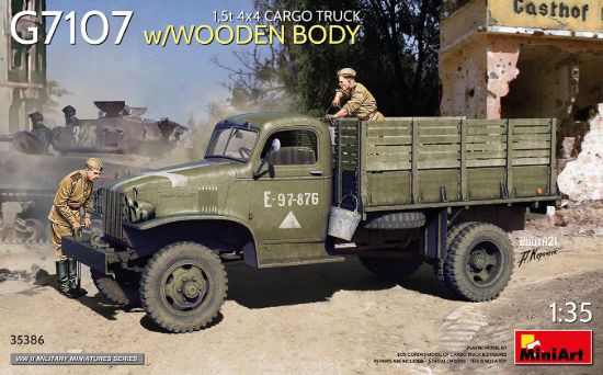 Picture of 1,5t 4x4 G7107 Cargo Truck w/Wooden Body