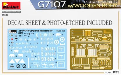 Picture of 1,5t 4x4 G7107 Cargo Truck w/Wooden Body