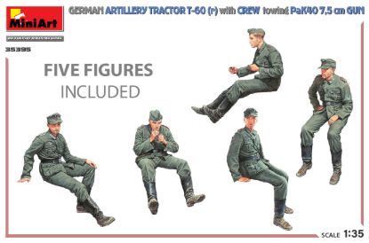 Picture of Germany Artillery Tractor T-60 (r) w/PaK40 Gun & Crew