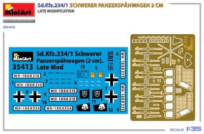 Picture of Sd.Kfz.234/1 Schwerer Panzerspдhwagen (2 cm). Late Mod