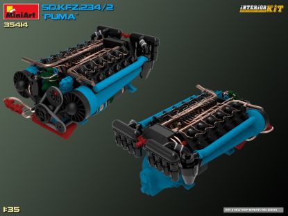 Picture of Sd.Kfz.234/2 “Puma”. Interior Kit