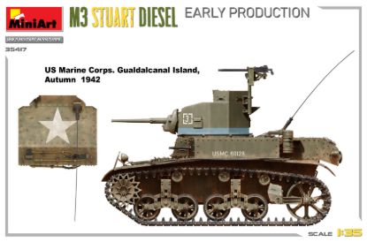 Picture of M3 Stuart Diesel Early Prod.