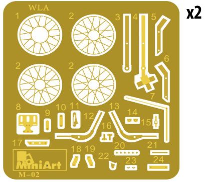 Picture of U.S. Soldiers w/ WLA Motorcycles