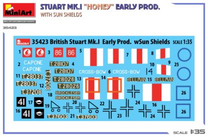 Picture of Stuart Mk.I  Honey Early Prod. w/Sun Shields