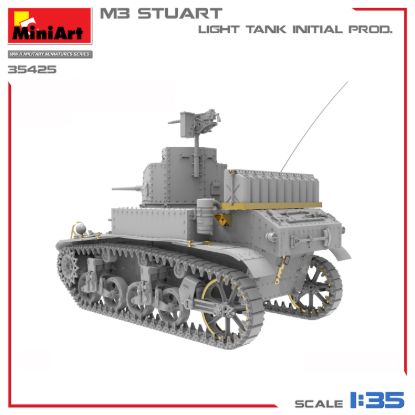 Picture of M3 Stuart Light Tank. Initial Prod.