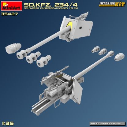 Picture of Sd.Kfz. 234/4 Schwerer Panzerspahwagen 7,5 cm. Interior Kit