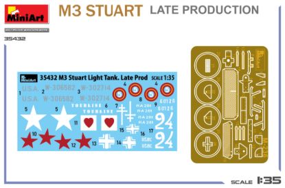 Picture of M3 Stuart Light Tank. Late Prod.