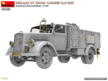 Picture of Germany 3t Troop Carrier 3,6-36S Radkasten-Normal-Type