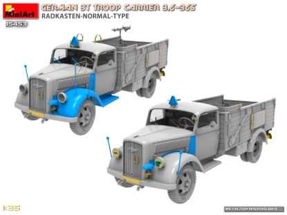 Picture of Germany 3t Troop Carrier 3,6-36S Radkasten-Normal-Type