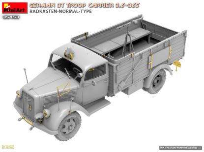 Picture of Germany 3t Troop Carrier 3,6-36S Radkasten-Normal-Type