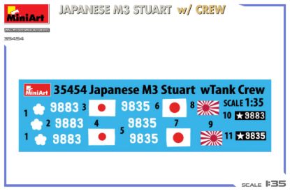 Picture of Japanese M3 Stuart  w/ Crew