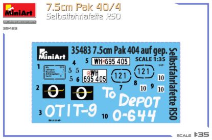 Picture of 7.5cm Pak 40/4 auf gep. Selbstfahrlafette RSO