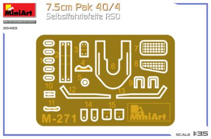Picture of 7.5cm Pak 40/4 auf gep. Selbstfahrlafette RSO