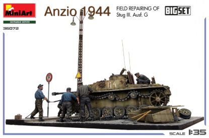 Picture of Anzio 1944. Field Repairing of Stug III. Ausf. G. Big Set