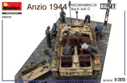 Picture of Anzio 1944. Field Repairing of Stug III. Ausf. G. Big Set
