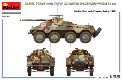 Picture of Sd.Kfz. 234/4 Schwerer Panzerspдhwagen 7,5 cm. w/Crew