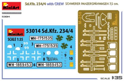 Picture of Sd.Kfz. 234/4 Schwerer Panzerspдhwagen 7,5 cm. w/Crew