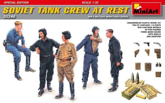 Picture of Soviet Tank Crew at Rest.Special Edition