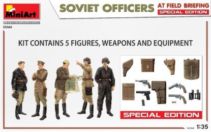 Picture of SOVIET OFFICERS AT FIELD BRIEFING. SPECIAL EDITION