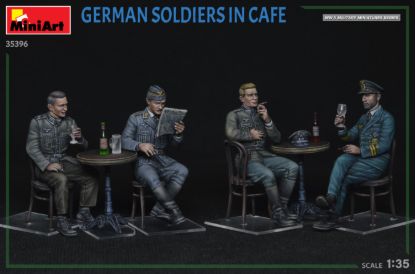 Picture of Germany Soldiers in Cafe
