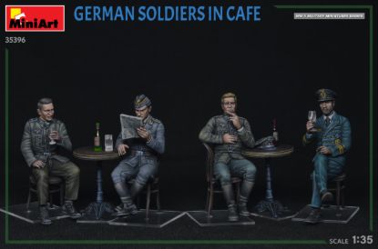 Picture of Germany Soldiers in Cafe