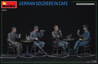 Picture of Germany Soldiers in Cafe