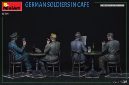 Picture of Germany Soldiers in Cafe