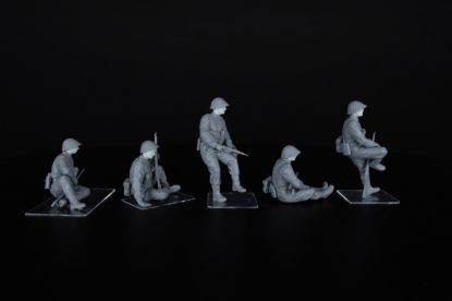 Picture of British Tank Riders (NW Europe). Resin Heads