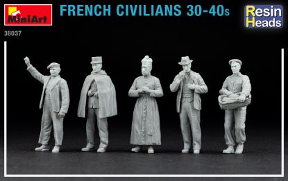 Picture of French Civilians '30-'40s. Resin Heads