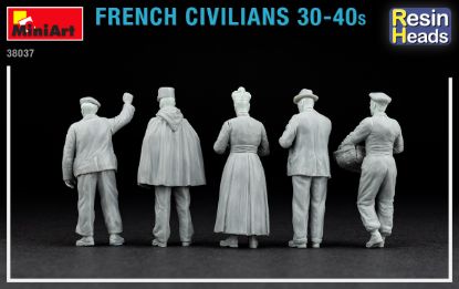 Picture of French Civilians '30-'40s. Resin Heads