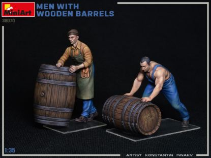Picture of Men with Wooden Barrels
