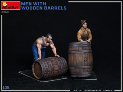 Picture of Men with Wooden Barrels