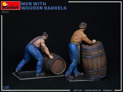 Picture of Men with Wooden Barrels