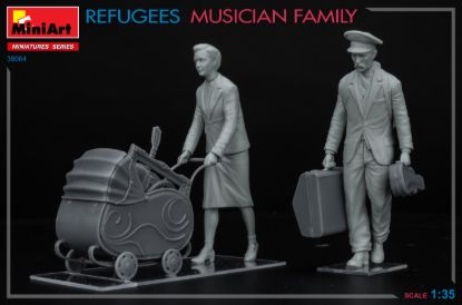 Picture of Refugees. Musician Family