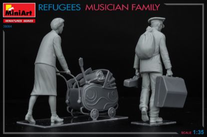 Picture of Refugees. Musician Family