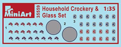 Picture of Household Crockery & Glass Set