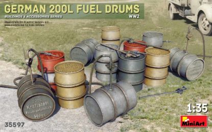 Picture of Germany 200L Fuel Drum Set WW2