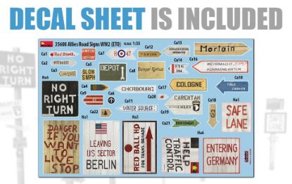 Picture of Allied Road SignsWWII. European Theatre of Oper.