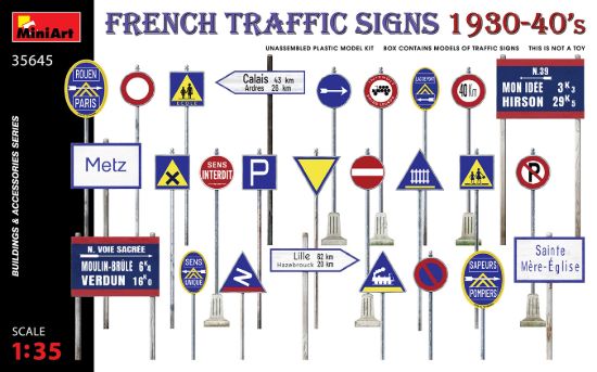 Picture of French Traffic Signs 1930-40’s