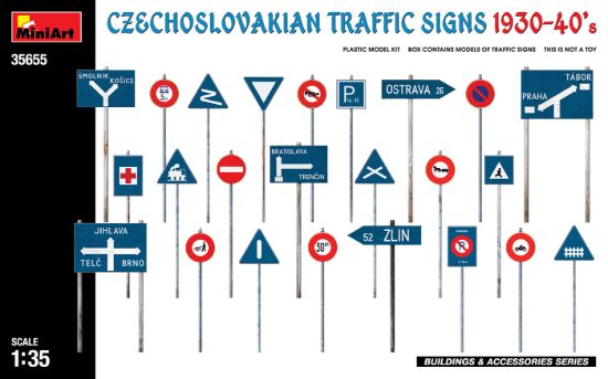 Picture of Czechoslovakian Traffic Signs 1930-40’s