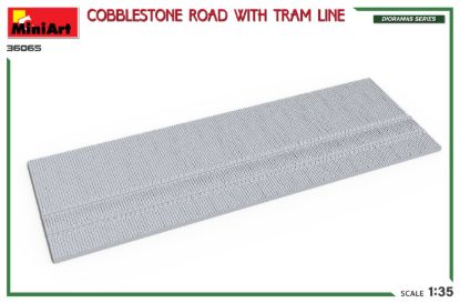 Picture of Cobblestone Road w/Tram Line (Injection Mold)