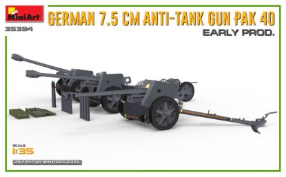 Picture of Germany 7.5cm Anti-Tank Gun PaK 40. Early Prod