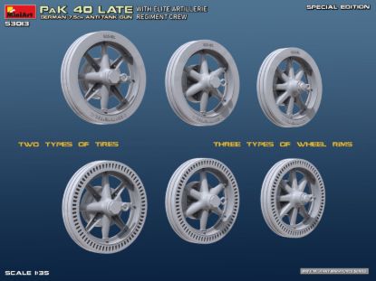 Picture of Germany 7.5cm PaK 40 Late w/Elite Artillerie Regiment Crew. Special Edition