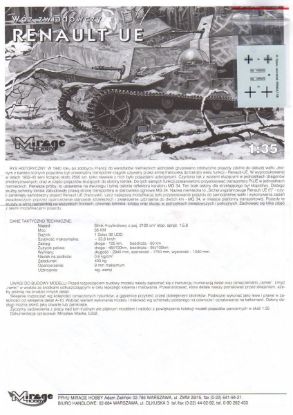 Picture of RENAULT UE  [scout tankette – 2 versions of model]