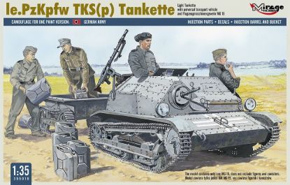 Picture of TANKETTE TKS-MG15 with trailer