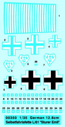 Picture of Germany 12.8cm Tank Destroyer L/61 Sturer Emil Selbstfahrlafette