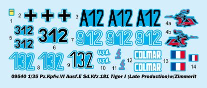 Picture of Pz.Kpfw.VI Ausf.E Sd.Kfz.181 TigerI (Late Production) w/Zimmerit 