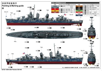 Picture of USS Fletcher DD-445 - 1/200