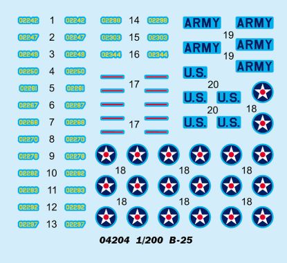 Picture of B-25 1/200